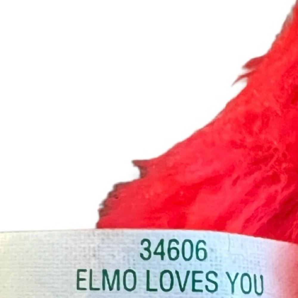 VTG 1997 Tyco Elmo Stuffed Animal Style 34606 “Elmo Loves You” LIKE NEW & TESTED - Picture 4 of 5